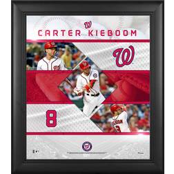 "Carter Kieboom Washington Nationals Framed 15" x 17" Stitched Stars Collage"