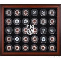 Vegas Golden Knights 30-Puck Mahogany Display Case