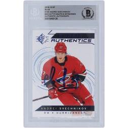 Upper Deck Andrei Svechnikov Carolina Hurricanes Autographed 2018-19 SP Rookie Authentics #105 Fanatics