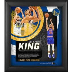 "Stephen Curry Golden State Warriors Framed 15" x 17" NBA All-Time 3-Point Leader Collage"