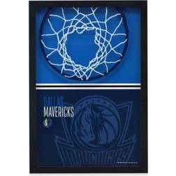 Open Road Brands NBA Dallas Mavericks Print-On Glass Wall Sign