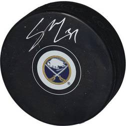 Casey Mittelstadt Buffalo Sabres Autographed Hockey Puck