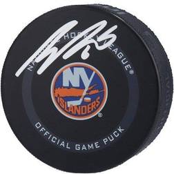 Ryan Pulock New York Islanders Autographed 2021 Model Official Game Puck