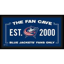 Columbus Blue Jackets Framed x Fan Cave Collage