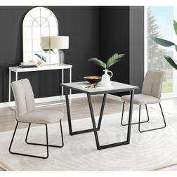 Box Carson Marble Dining Set