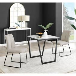 Furniturebox Box Carson Marble Dining Set