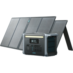 Anker 757 PowerHouse 1500W 1229Wh Portable Power Station,2x 625 100W Solar Panel