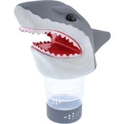 U.s. pool supply open jaws shark floating pool dispenser hold 3" tablet