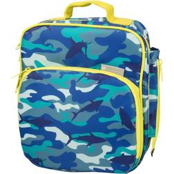 Bentology insulated lunch box tote for kids fits bento boxes shark camo