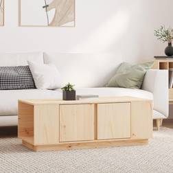 vidaXL 110x50x40 massivt fyrretræ Sofabord