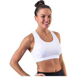 BLACC Star Sports Bra White, Female, Tøj, Sports-bh, Løb, Hvid, C/D