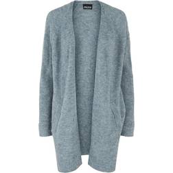 Pieces Pcellen Ls Long Knit Cardigan Trooper