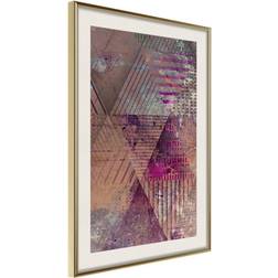 Artgeist Inramad Tavla Pink Patchwork II Poster