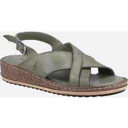 Hush Puppies Elena Womens Wedge Sandals Olive