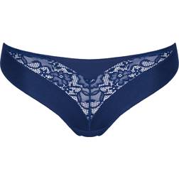 Triumph Brazilian Damenslip Vivid Spotlight 10210654 Dunkelblau