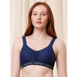 Triumph Triaction Energy Lite Non Wired Sports Bra - Blue