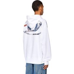 Diesel Mens S-Macs-Hood-L4 Graphic-print Cotton-jersey Hoody