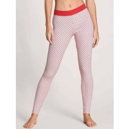 Calida Elastic Trend Leggings Red Pattern-2