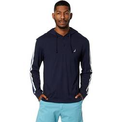 Nautica Men's Sustainably Crafted Pullover Hoodie Navy