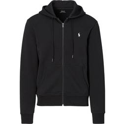 Polo Ralph Lauren Big & Tall Double-Knit Full-Zip Hoodie - Black