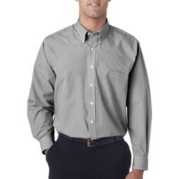 Van Heusen Gingham Check Shirt - Ash