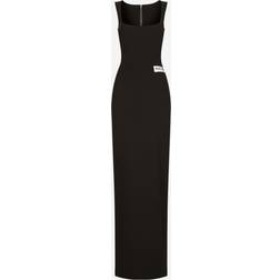 Dolce & Gabbana Punto Milano Jersey Long Dress