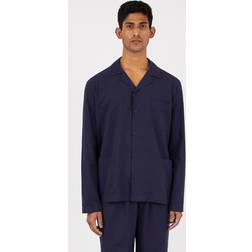 Sunspel Buttoned Pyjama Shirt - Buaa9 Navy9