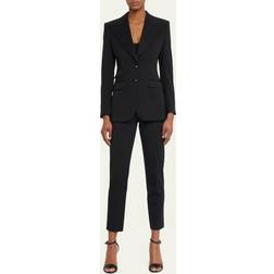 Dolce & Gabbana Gabardine Turlington jacket with top-stitching black