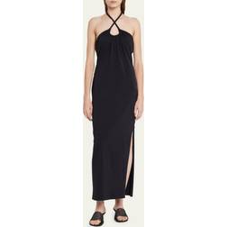 Proenza Schouler Knit Halter Maxi Dress BLACK