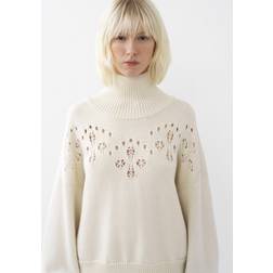 Chloé Turtle neck sweater iconic_milk