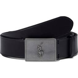 Polo Ralph Lauren Men's Reversible Leather Belt Black Black