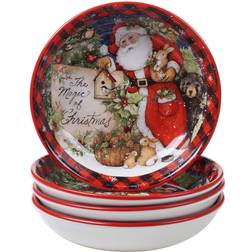 Certified International Magic Of Christmas Santa 36 Soup Bowl 4