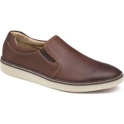 Johnston & Murphy Men's McGuffey Slip-On Shoe Dark Brown Full Grain