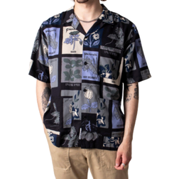 Carhartt WIP Relaxed Fit Short Sleeve Verdant Shirt - Verdant Print/Black