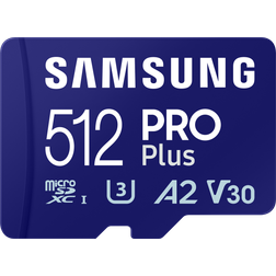 Samsung PRO Plus MicroSDXC UHS-I U3 V30 A2 130/180MB/s 512GB