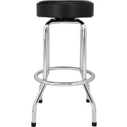 Fender Custom Shop Chevron Logo Barstool, Black/Chrome, 30"