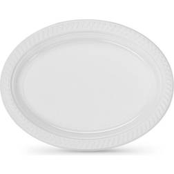 Algon Reusable plate set Hvid 27 x 21 cm Plastik 6 enheder