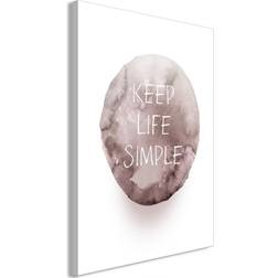 Artgeist Keep Life Simple Lodret Billede