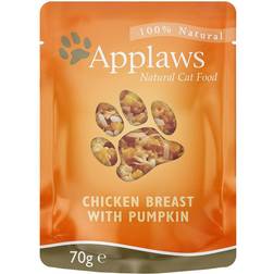 Applaws Kycklingbröst med Pumpa i Buljong 70g Kattmat
