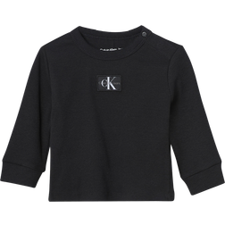 Calvin Klein Monogram Rib Bluse Ck Black-68