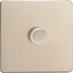 Varilight 2 Way Single Silver Effect Dimmer Switch