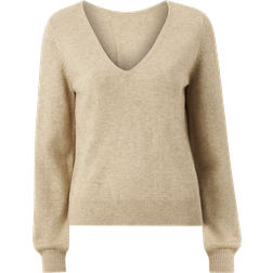 Vila Ril Rev Sweater - Beige