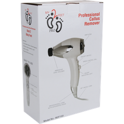 Professional Electric Callus Remover+Replacement Disks, White