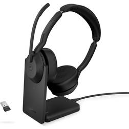 Jabra Evolve2 55 USB-A MS Stereo with Charging Stand