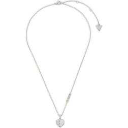 Guess Lovely Necklace - Silver/Transparent