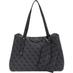 Guess Brenton Girlfriend Handbag - Grey/Black