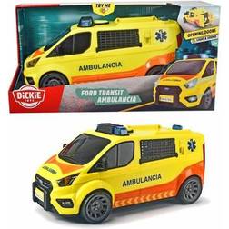 Dickie Toys Ambulance med Lyd og Smoby 38 cm