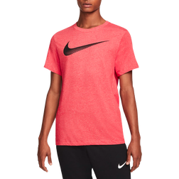 Nike Men's Dri-FIT Swoosh Training T-shirt - Light University Red Heather