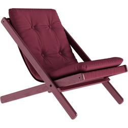 Karup Design Boogie Lounge Stol Boogie Siesta Lakeret Rød Loungestol