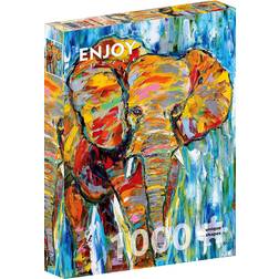 Enjoy Colorful Elefant 1000 Pieces